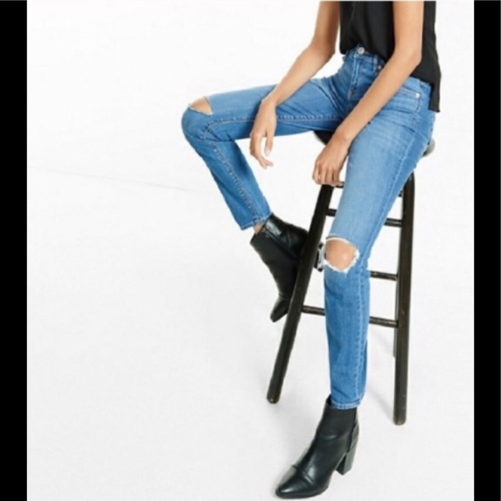EUC Express Super Skinny Mid Rise Jeans Sz 6R